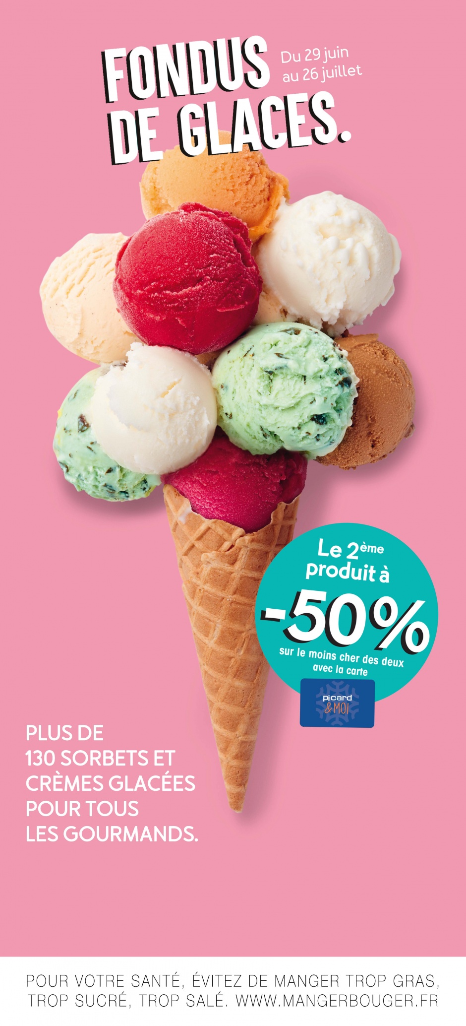 Fondus de glaces Catalogue Picard en ligne