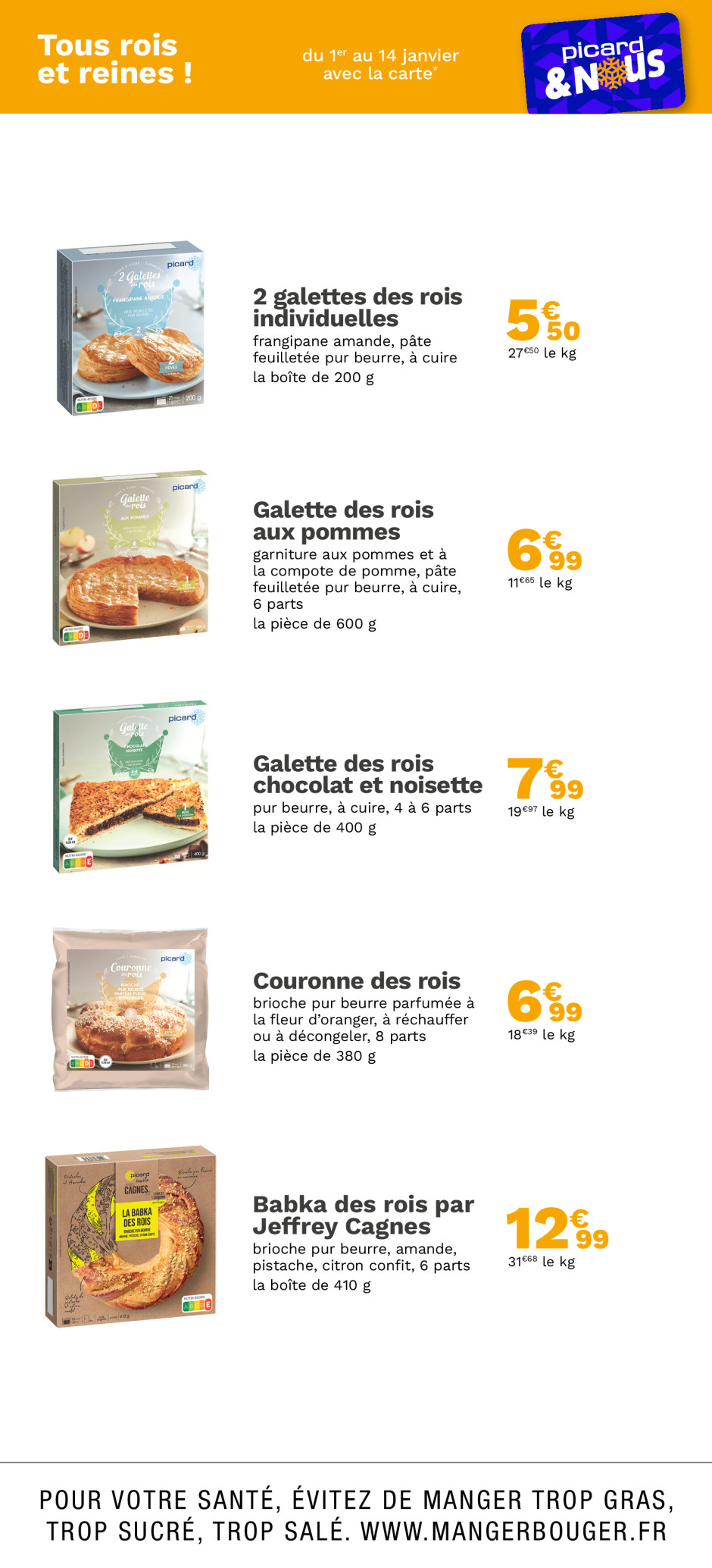 Bon et équilibré Catalogue Picard en ligne